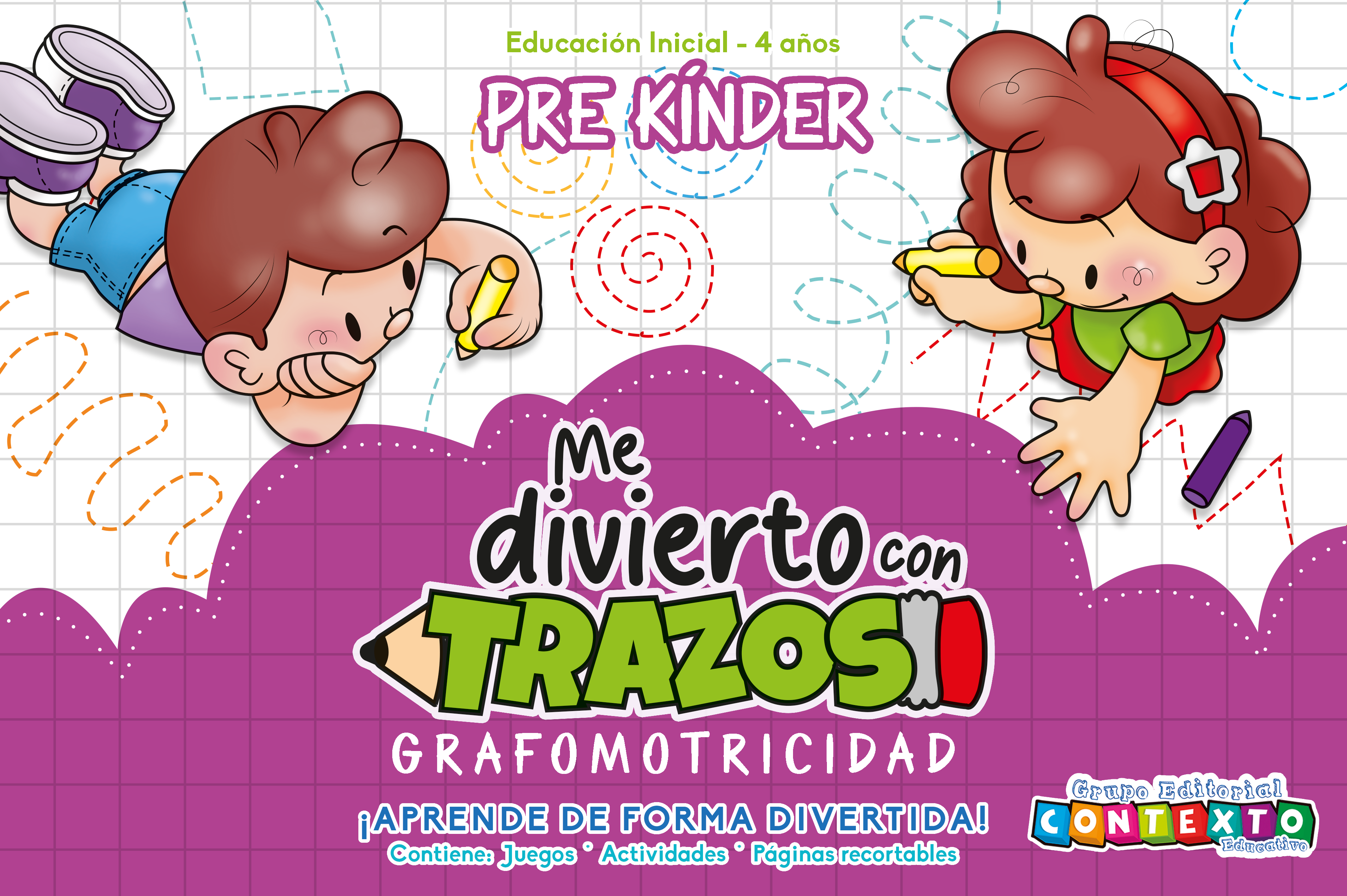ME DIVIERTO CON TRAZOS GRAFOMOTRICIDAD PREKINDER